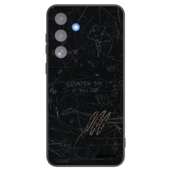 Picasee husă neagră din silicon pentru Samsung Galaxy S25 FE 5G - SCRATCH