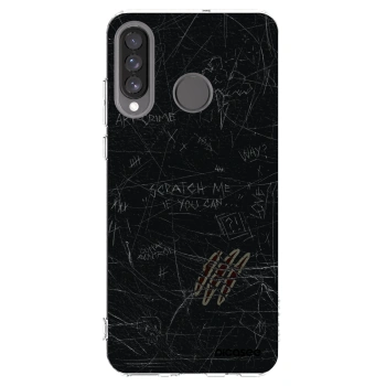 Picasee husă transparentă din silicon pentru Huawei P30 Lite - SCRATCH