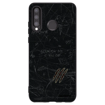 Picasee husă neagră din silicon pentru Huawei P30 Lite - SCRATCH