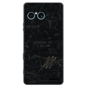 Picasee husă neagră din silicon pentru Sony Xperia 10 VII - SCRATCH