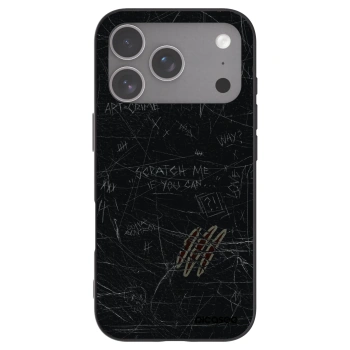 Picasee husă neagră din silicon pentru Apple iPhone 18 Pro - SCRATCH