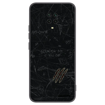 Picasee husă neagră din silicon pentru Xiaomi Redmi Note 9 Pro - SCRATCH