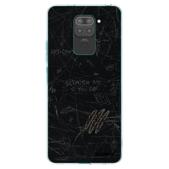 Picasee husă neagră din silicon pentru Xiaomi Redmi Note 9 - SCRATCH