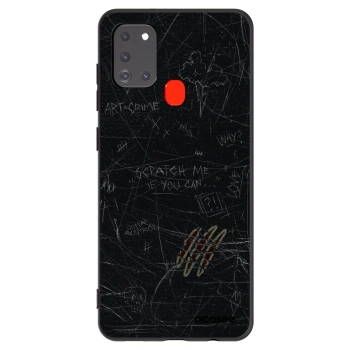 Picasee husă neagră din silicon pentru Samsung Galaxy A21s - SCRATCH
