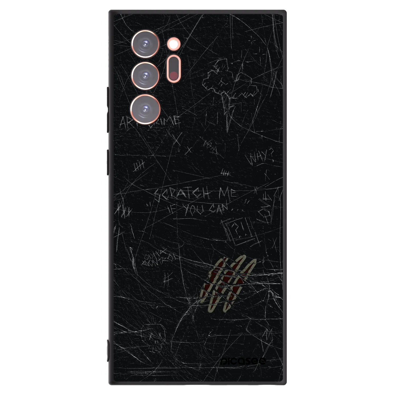 Picasee husă neagră din silicon pentru Samsung Galaxy Note 20 Ultra - SCRATCH