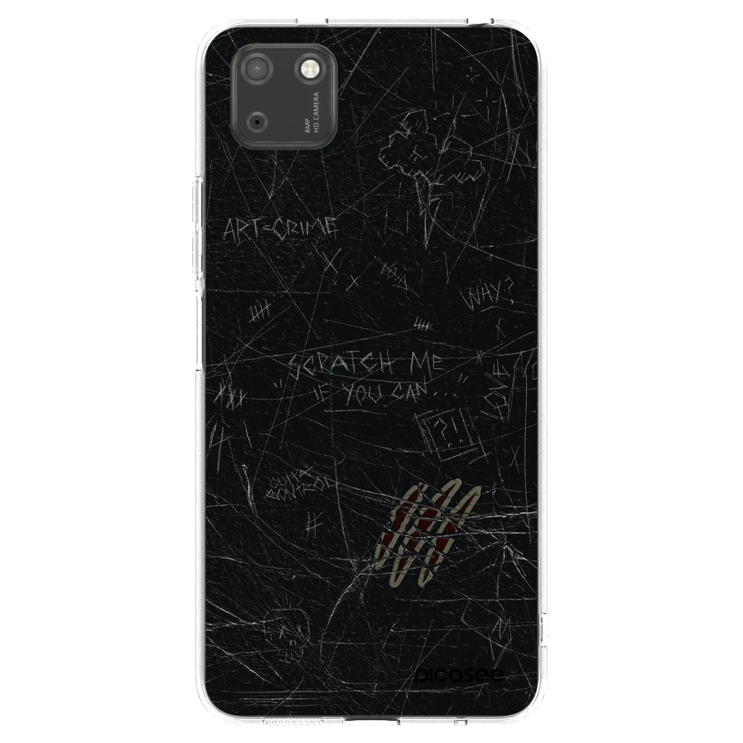 Picasee husă transparentă din silicon pentru Huawei Y5P - SCRATCH