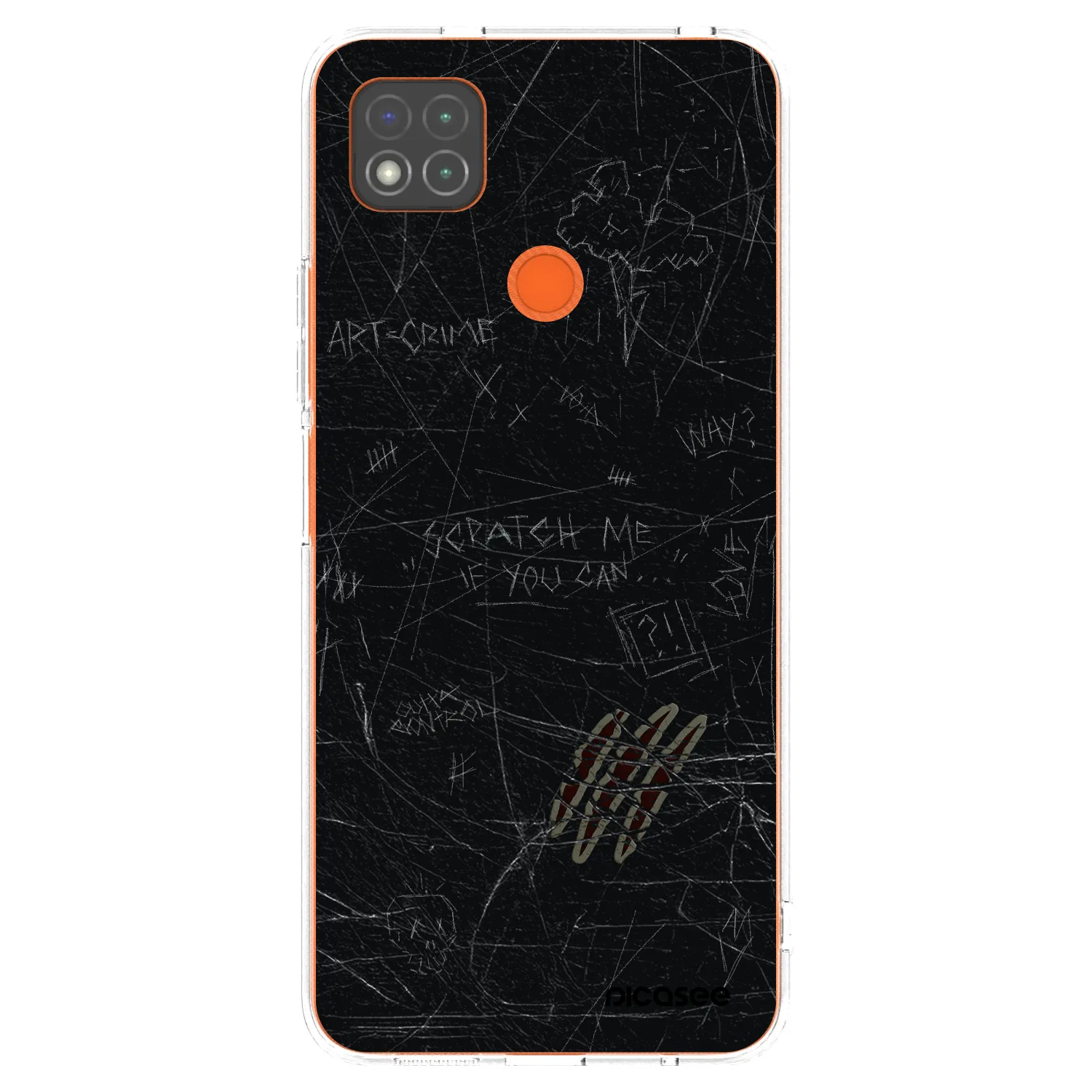 Picasee husă transparentă din silicon pentru Xiaomi Redmi 9C - SCRATCH