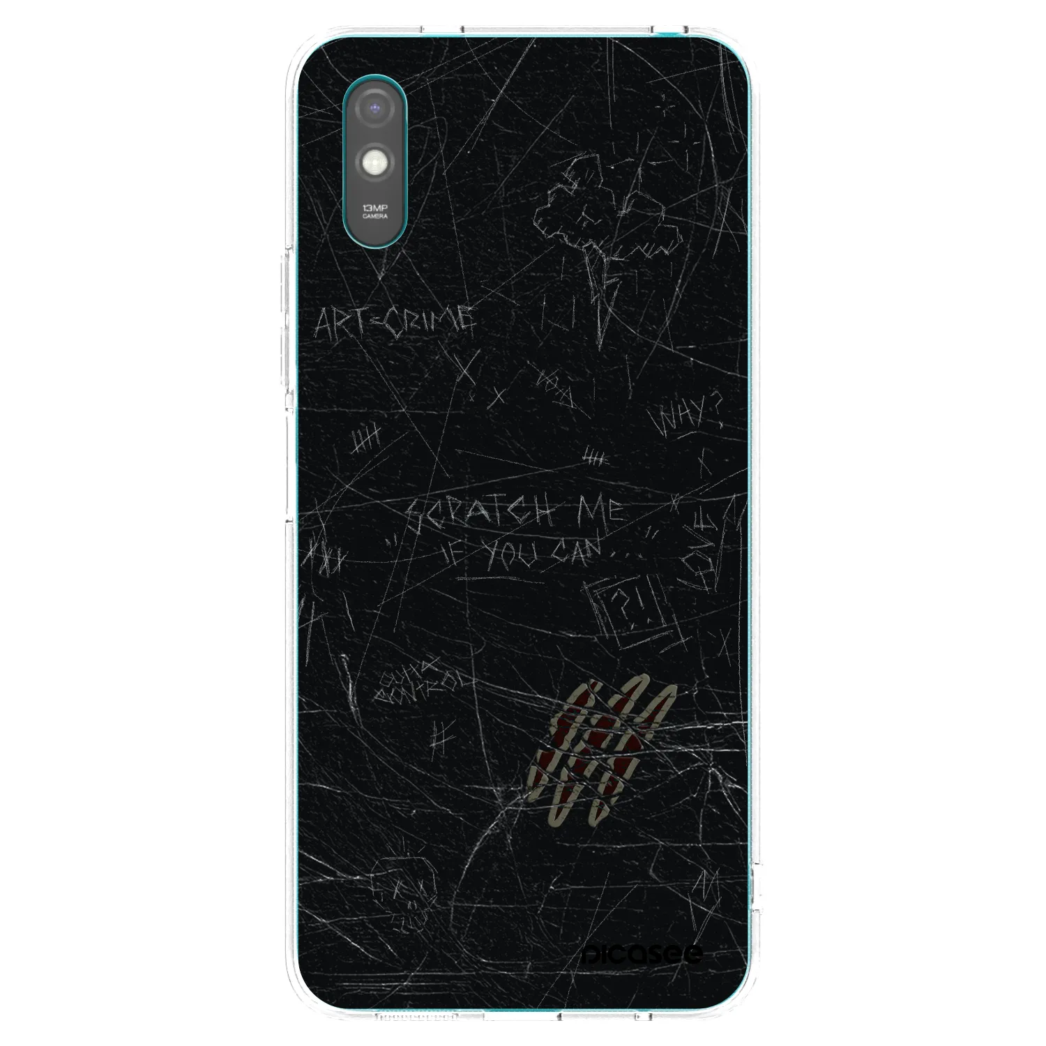 Picasee husă transparentă din silicon pentru Xiaomi Redmi 9A - SCRATCH