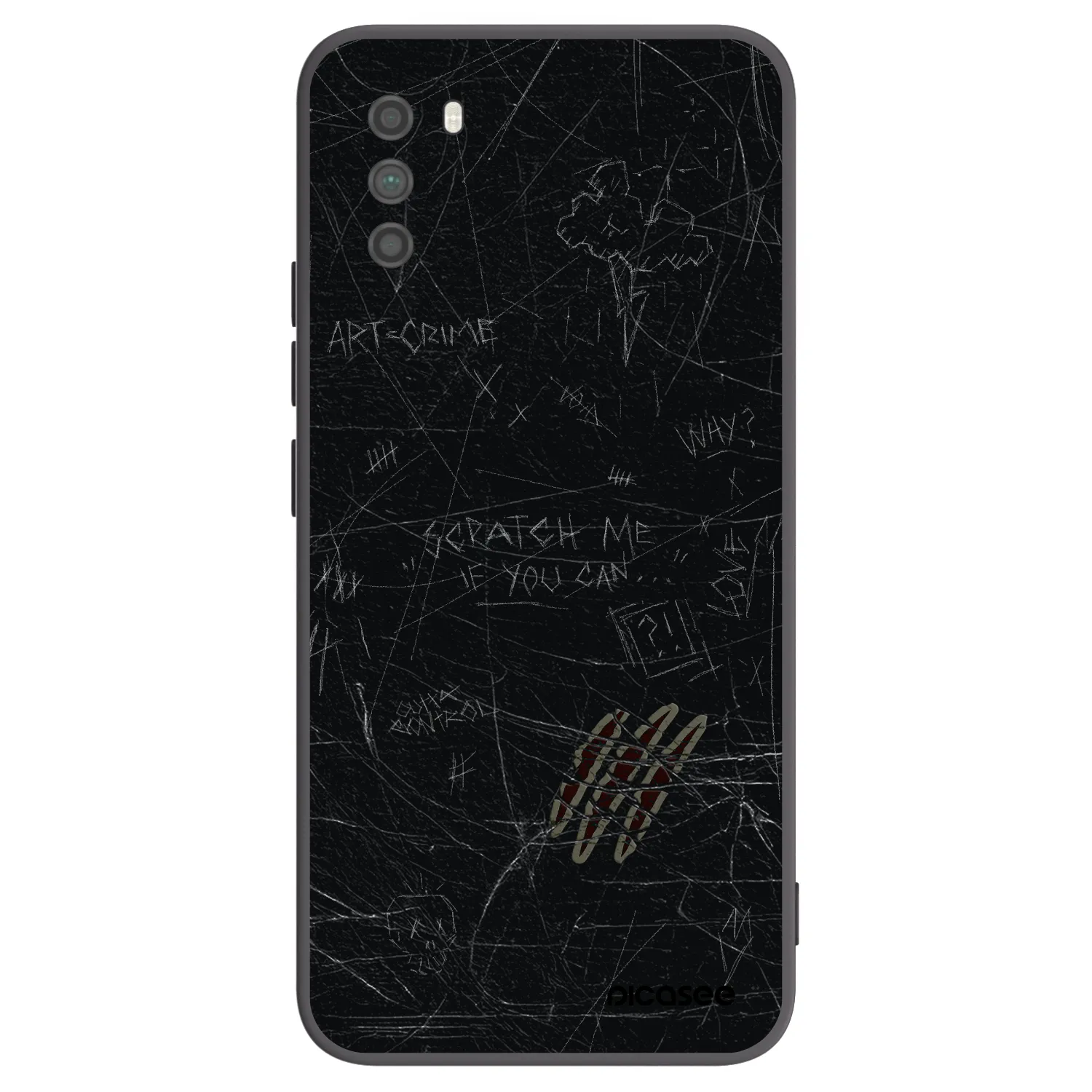 Picasee husă neagră din silicon pentru Xiaomi Poco M3 - SCRATCH