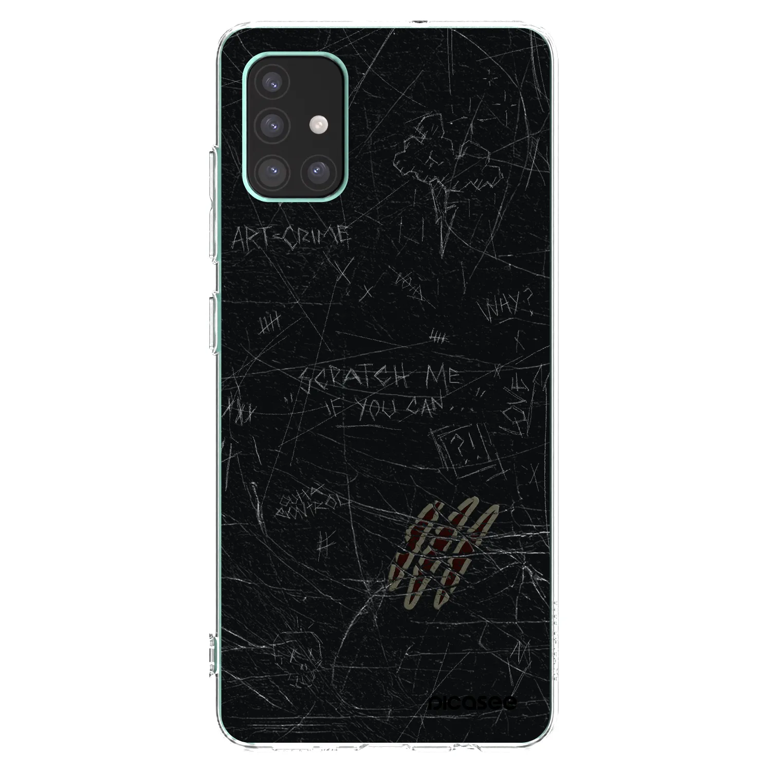 Picasee husă transparentă din silicon pentru Samsung Galaxy M51 M515F - SCRATCH
