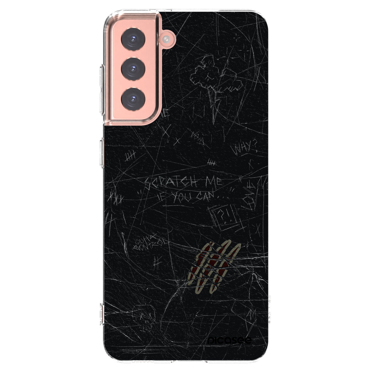 Picasee husă transparentă din silicon pentru Samsung Galaxy S21 5G G991B - SCRATCH