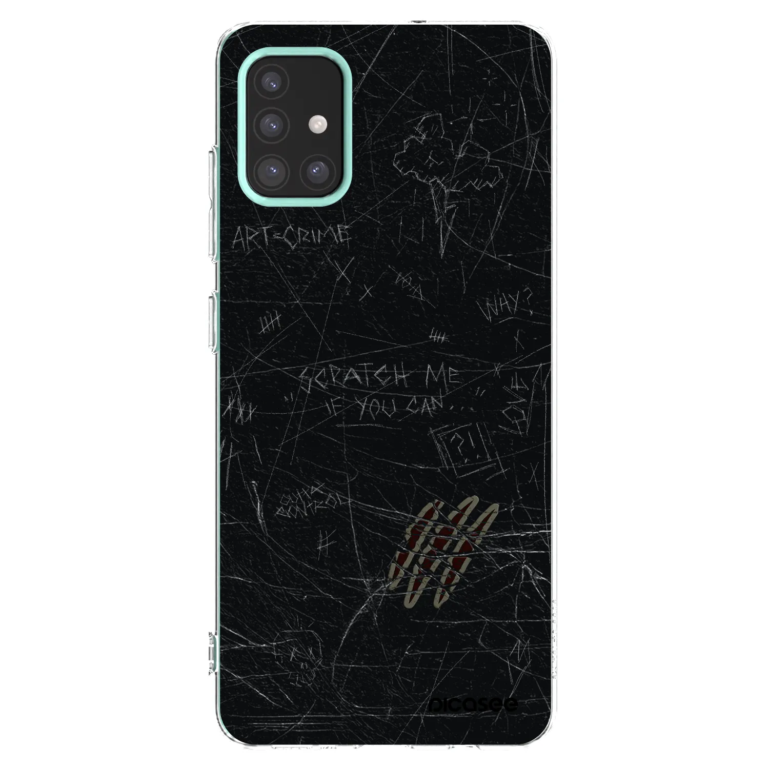 Picasee husă transparentă din silicon pentru Samsung Galaxy M31s - SCRATCH