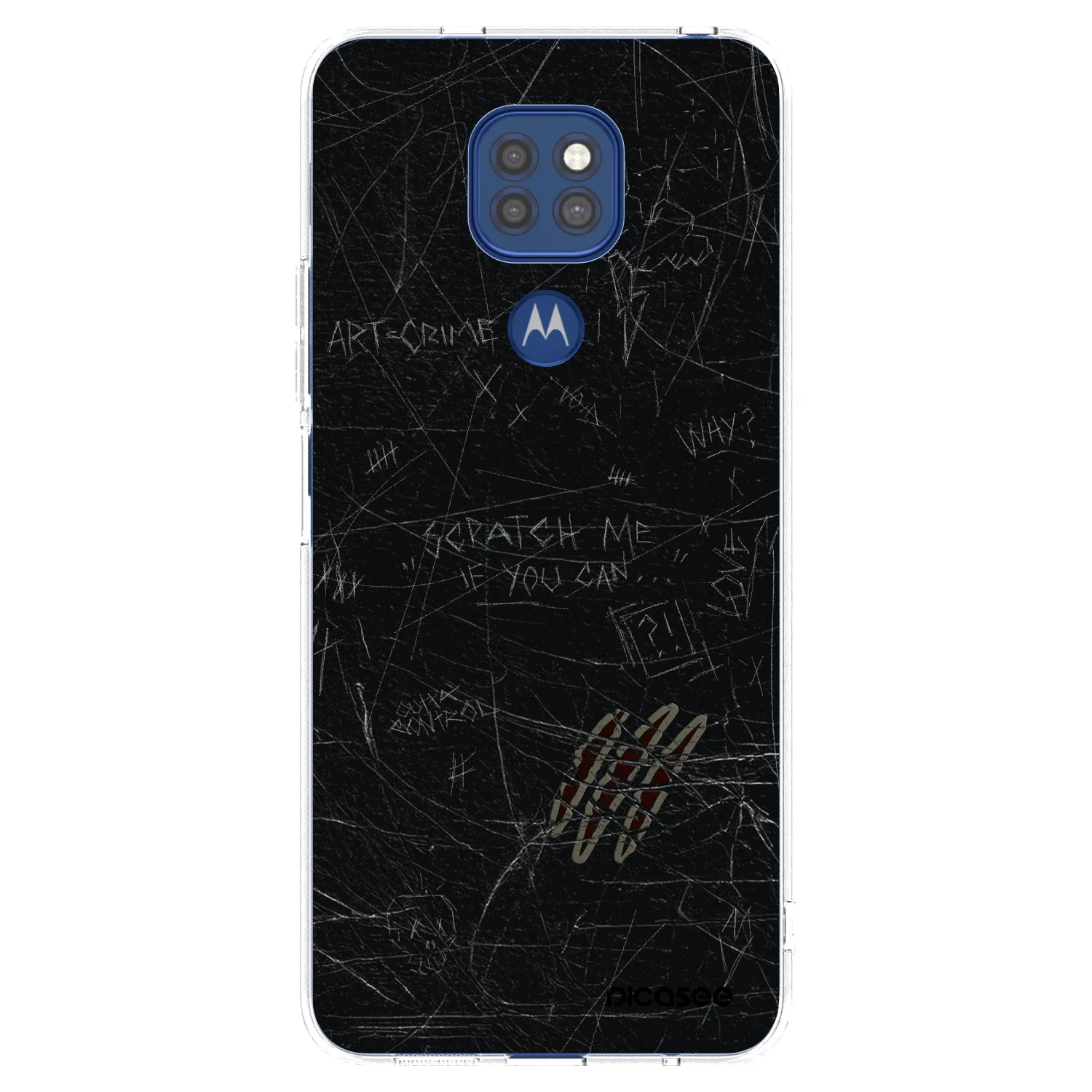 Picasee husă transparentă din silicon pentru Motorola Moto G9 Play - SCRATCH
