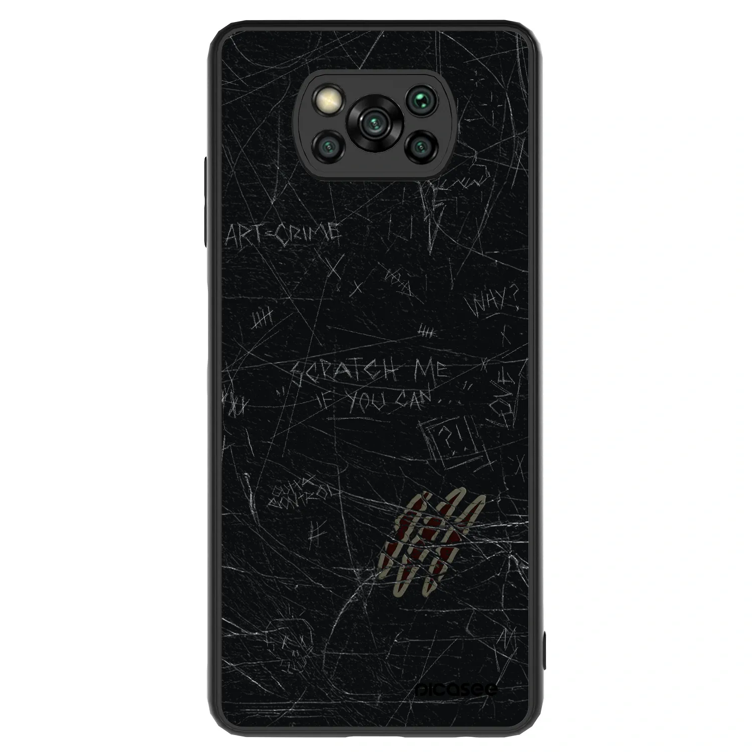 Picasee ULTIMATE CASE pentru Xiaomi Poco X3 - SCRATCH