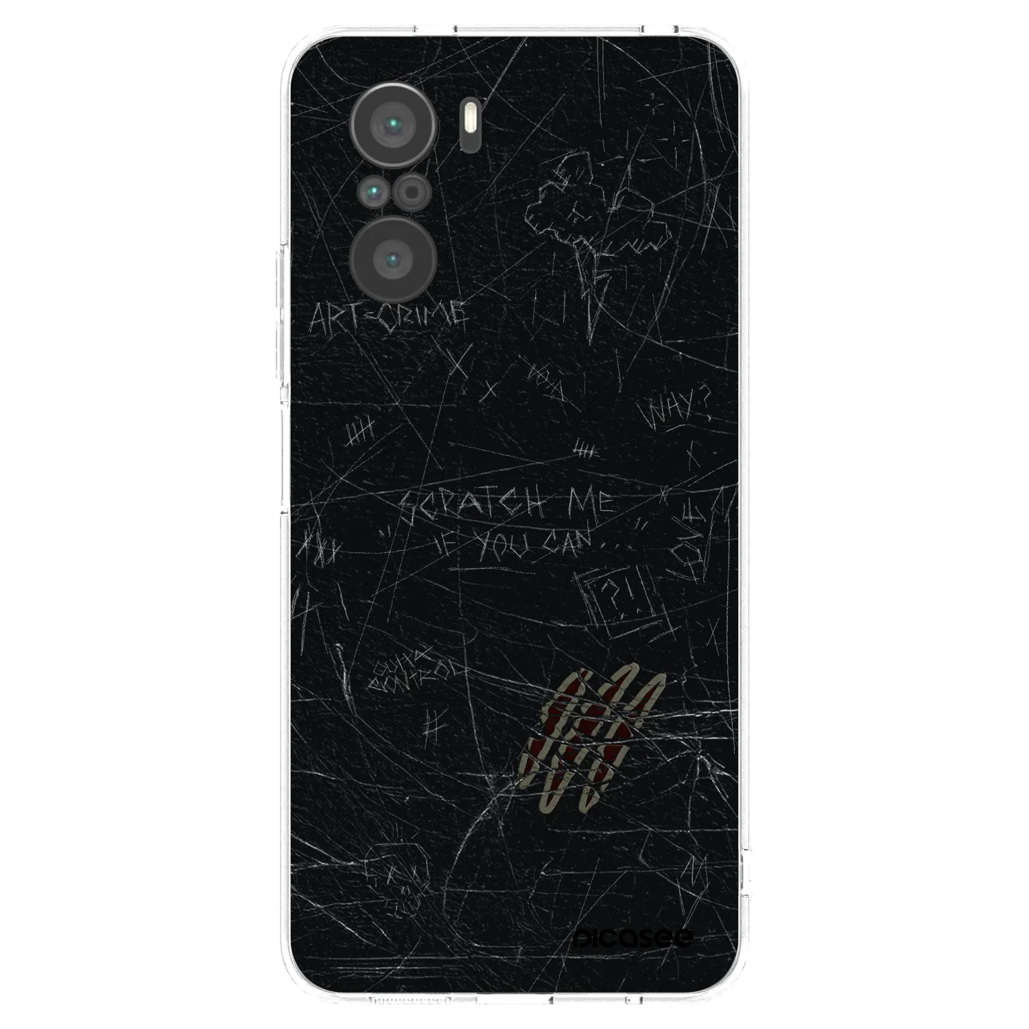 Picasee husă transparentă din silicon pentru Xiaomi Poco F3 - SCRATCH