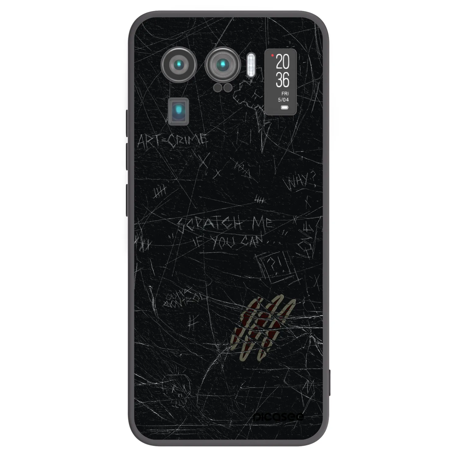 Picasee husă neagră din silicon pentru Xiaomi Mi 11 Ultra - SCRATCH