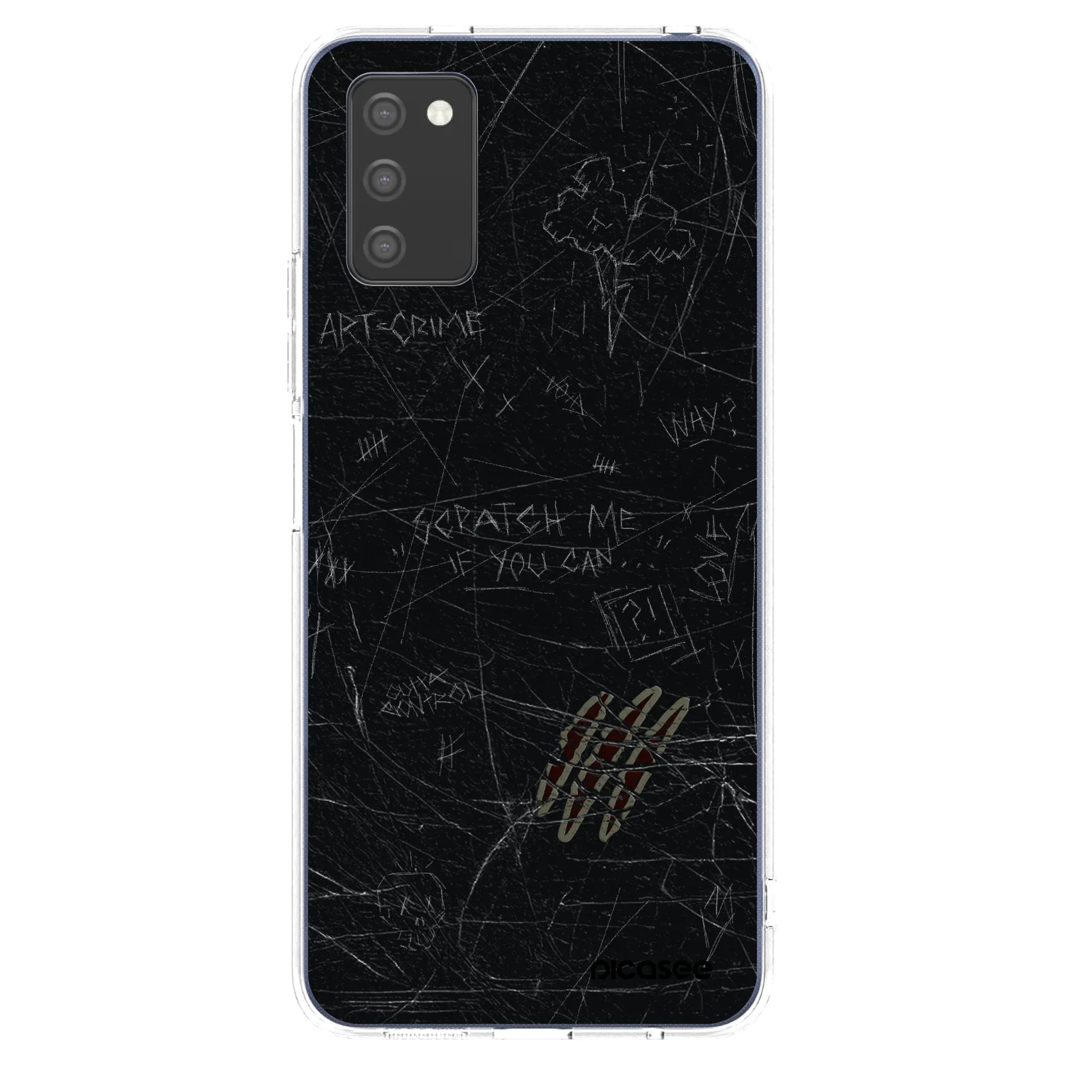Picasee husă transparentă din silicon pentru Samsung Galaxy A02s A025G - SCRATCH