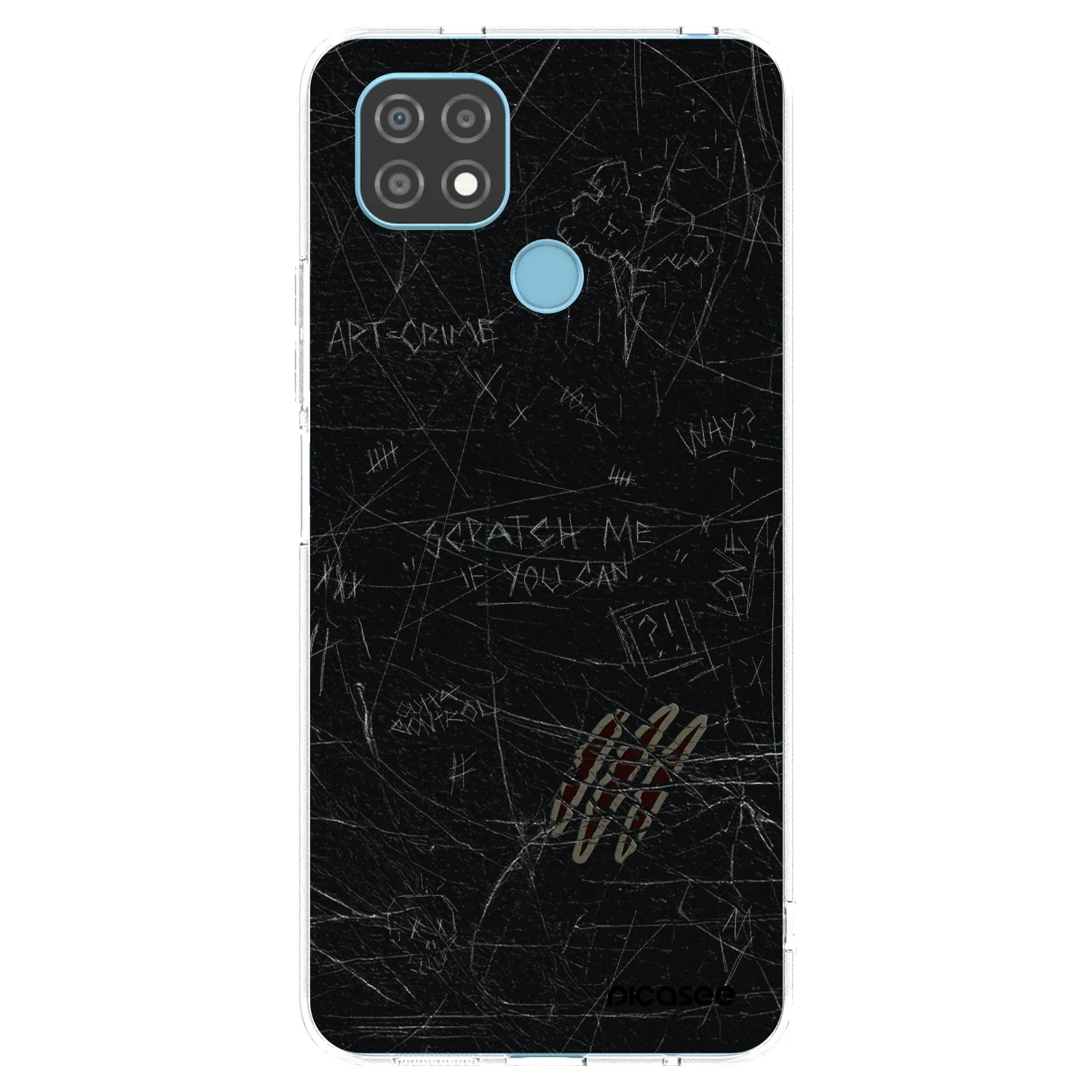 Picasee husă transparentă din silicon pentru Realme C21 - SCRATCH