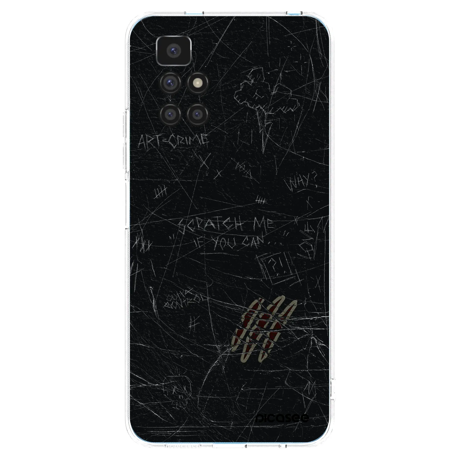 Picasee husă transparentă din silicon pentru Xiaomi Redmi 10 - SCRATCH