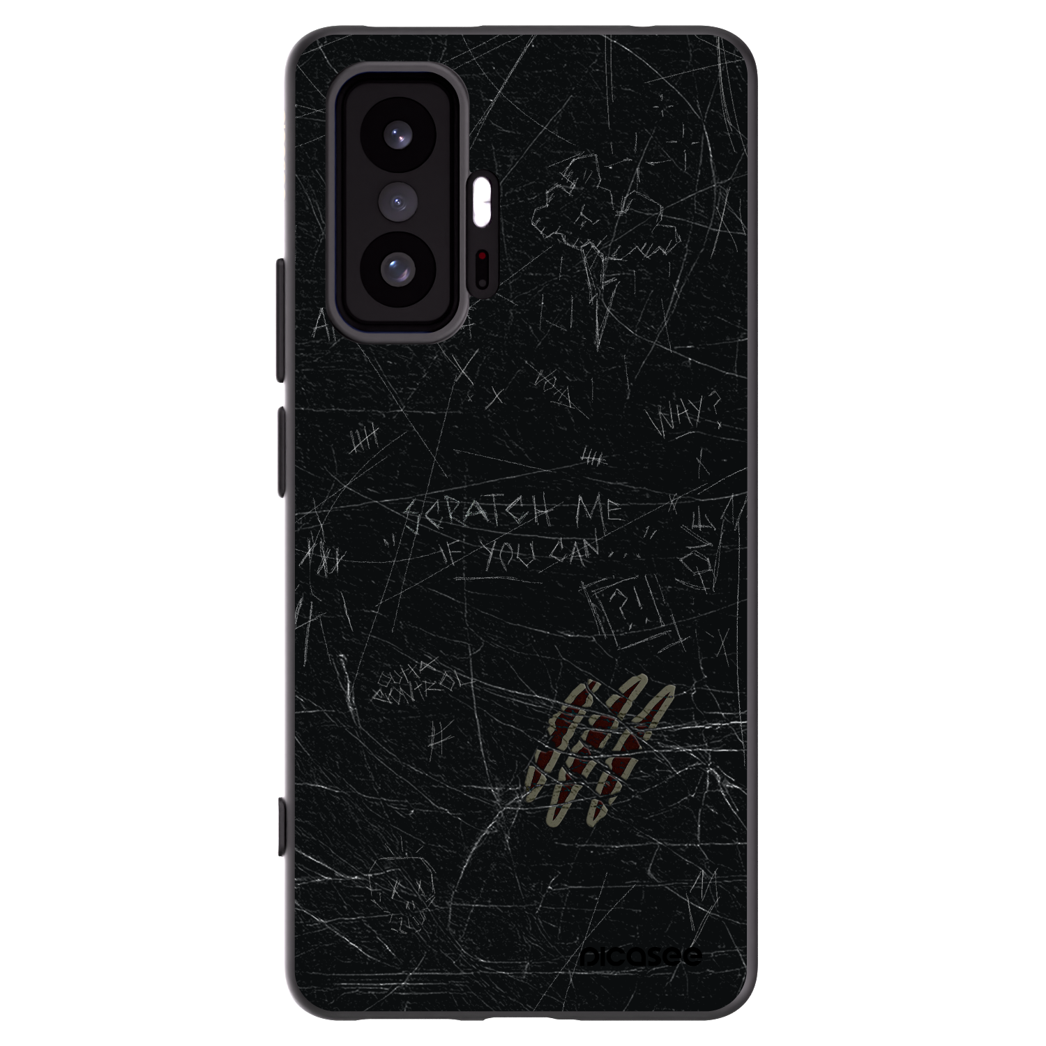 Picasee husă neagră din silicon pentru Xiaomi 11T - SCRATCH