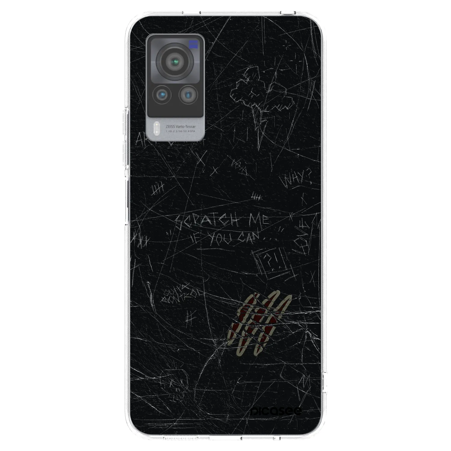 Picasee husă transparentă din silicon pentru Vivo X60 Pro 5G - SCRATCH
