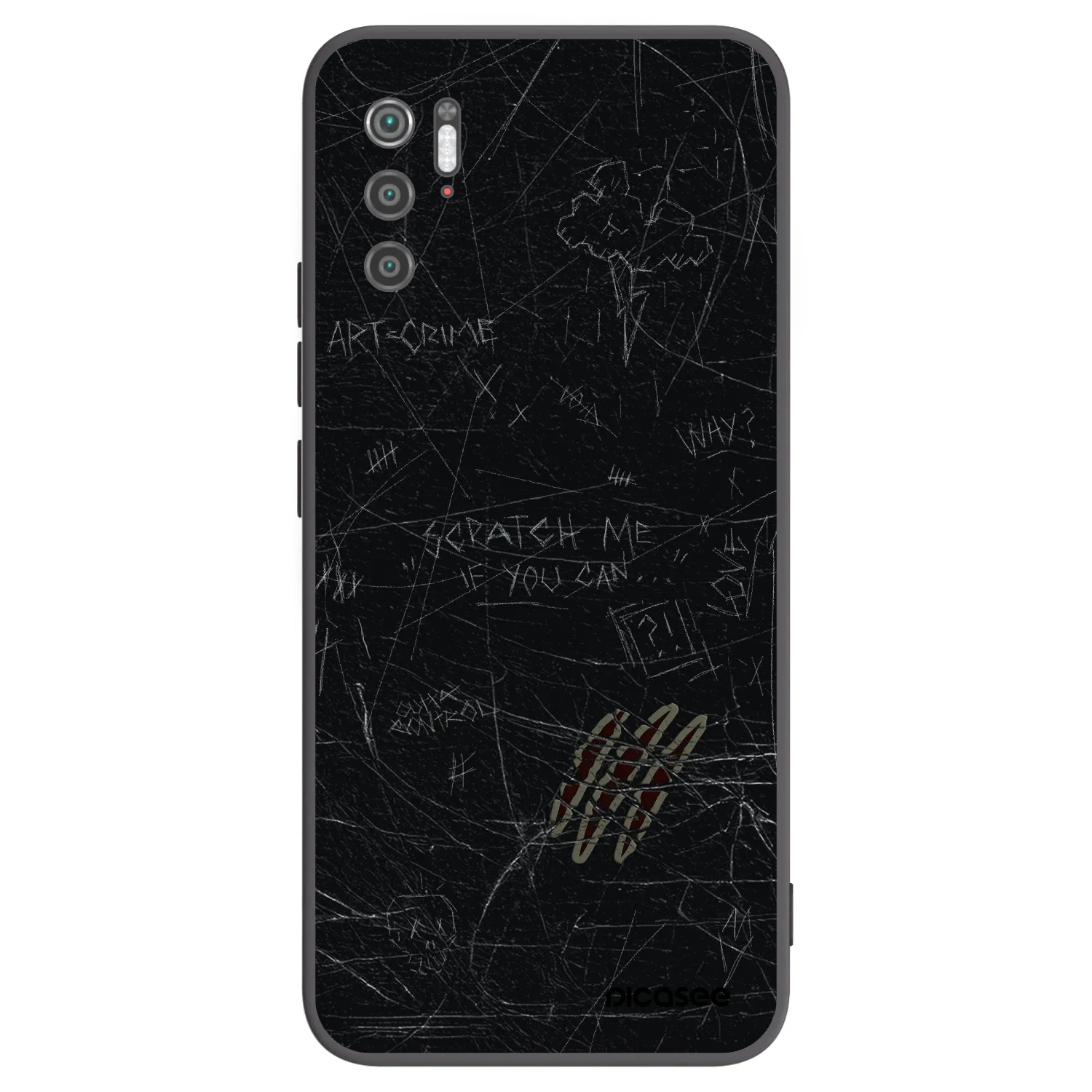Picasee husă neagră din silicon pentru Xiaomi Poco M3 Pro 5G - SCRATCH