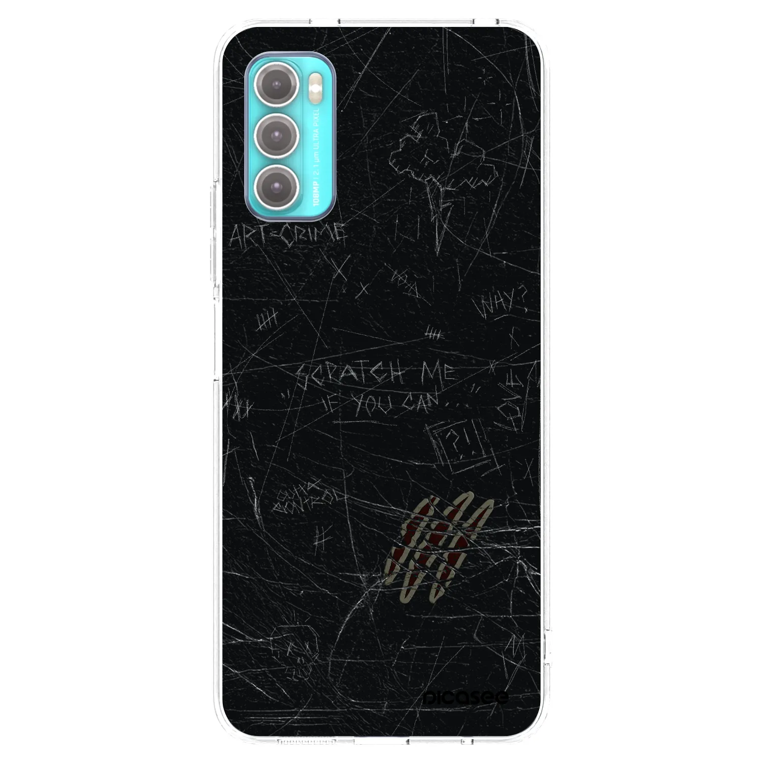 Picasee husă transparentă din silicon pentru Motorola Moto G60 - SCRATCH