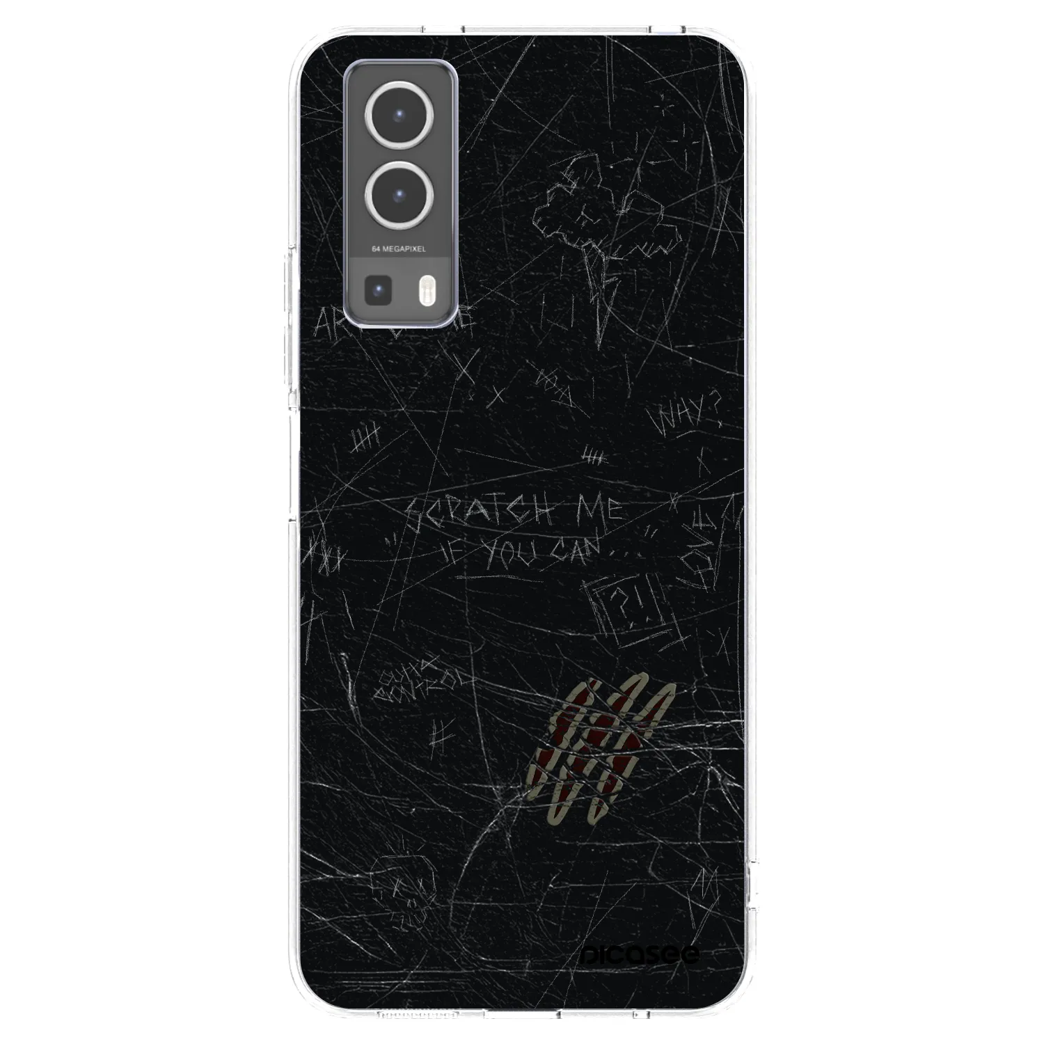 Picasee husă transparentă din silicon pentru Vivo Y72 5G - SCRATCH