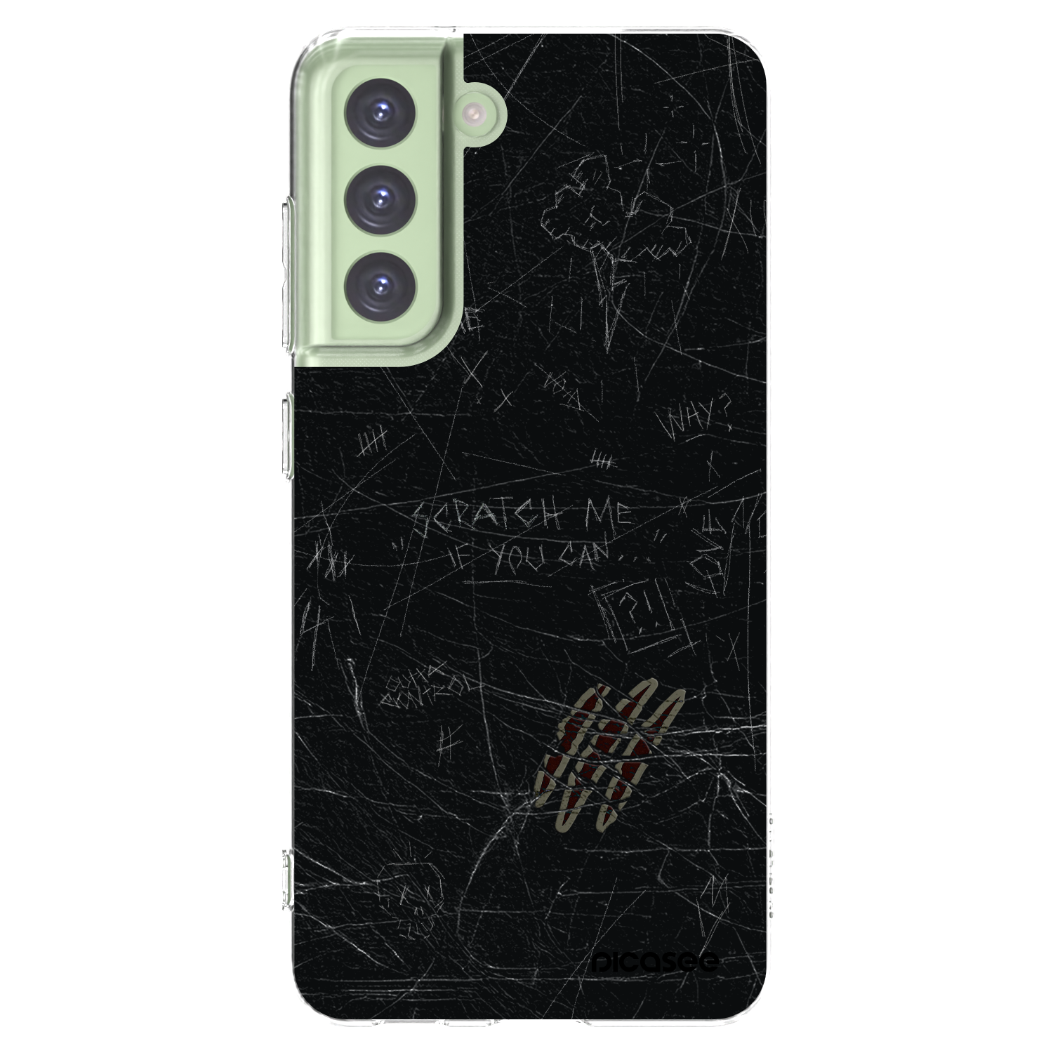 Picasee husă transparentă din silicon pentru Samsung Galaxy S21 FE 5G - SCRATCH