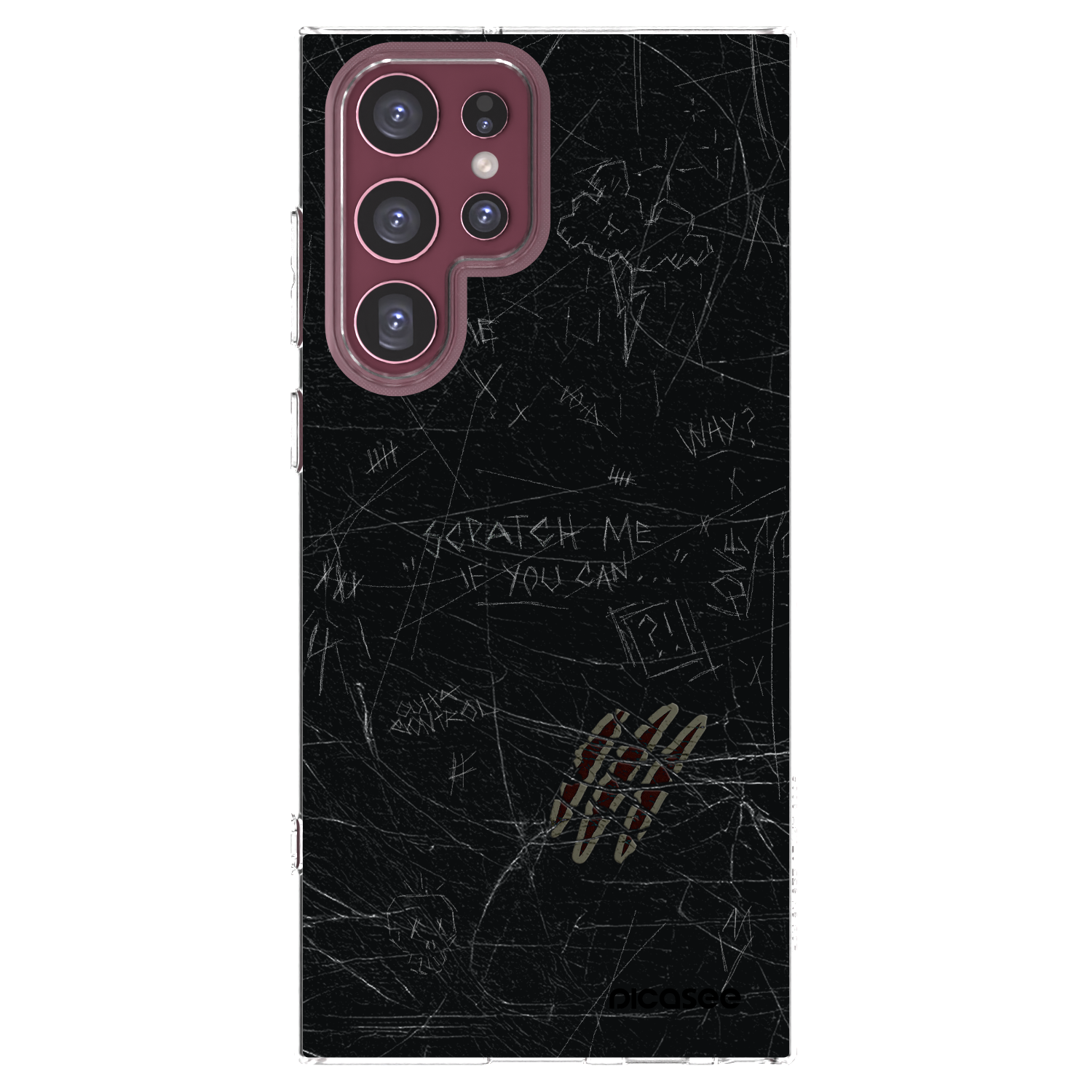 Picasee husă transparentă din silicon pentru Samsung Galaxy S22 Ultra 5G - SCRATCH