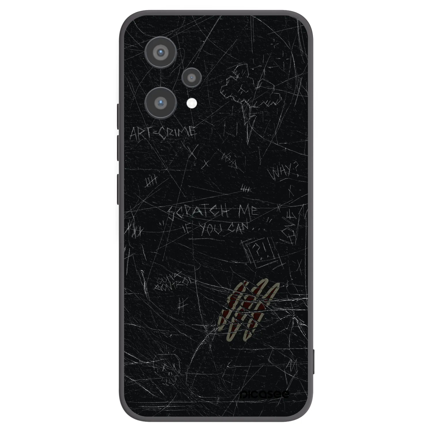 Picasee husă neagră din silicon pentru Realme 9 Pro 5G - SCRATCH