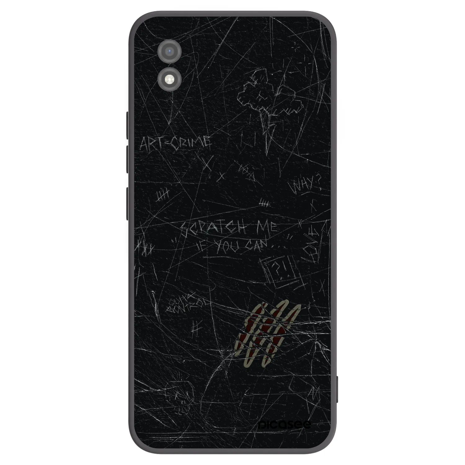 Picasee husă neagră din silicon pentru Realme C11 (2021) - SCRATCH