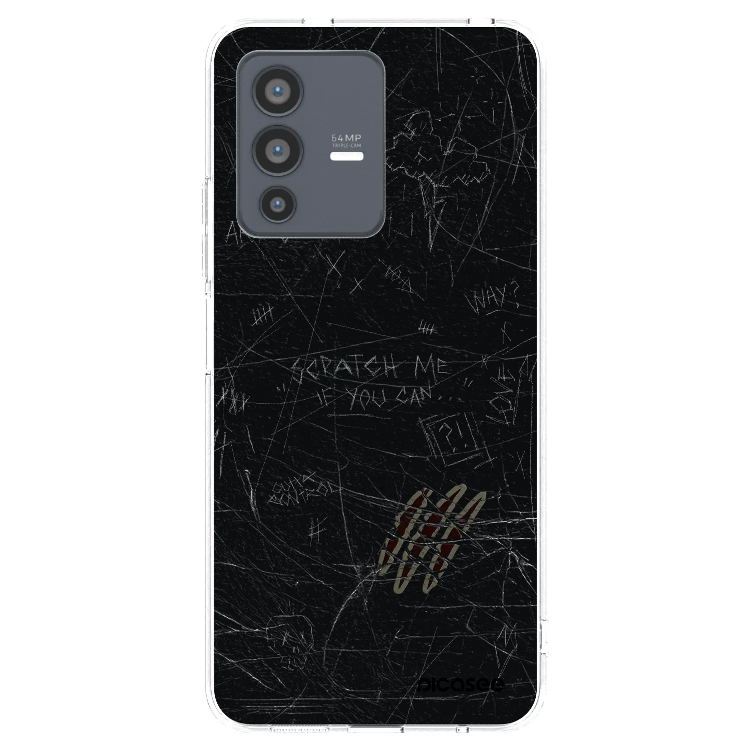 Picasee husă transparentă din silicon pentru Vivo V23 5G - SCRATCH