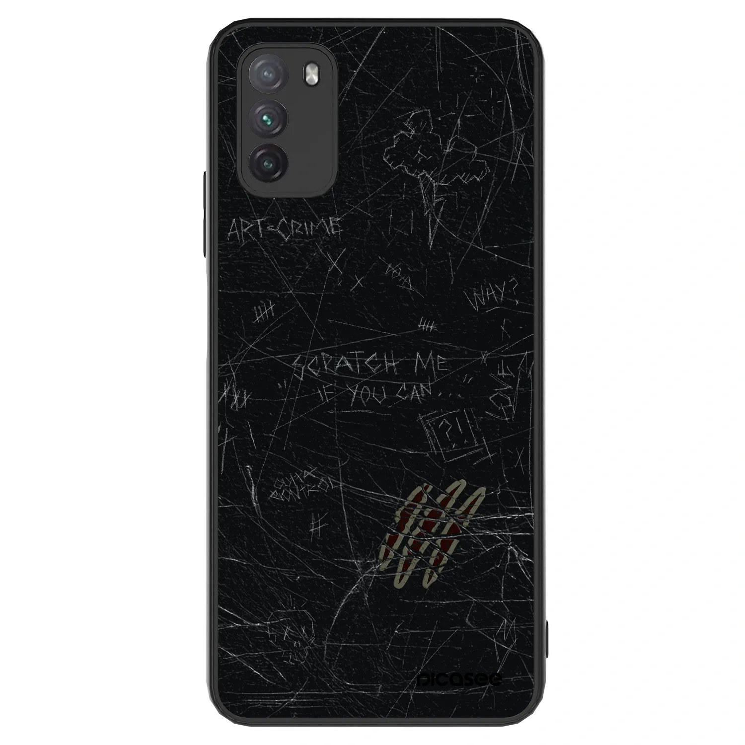 Picasee ULTIMATE CASE pentru Xiaomi Poco M3 - SCRATCH