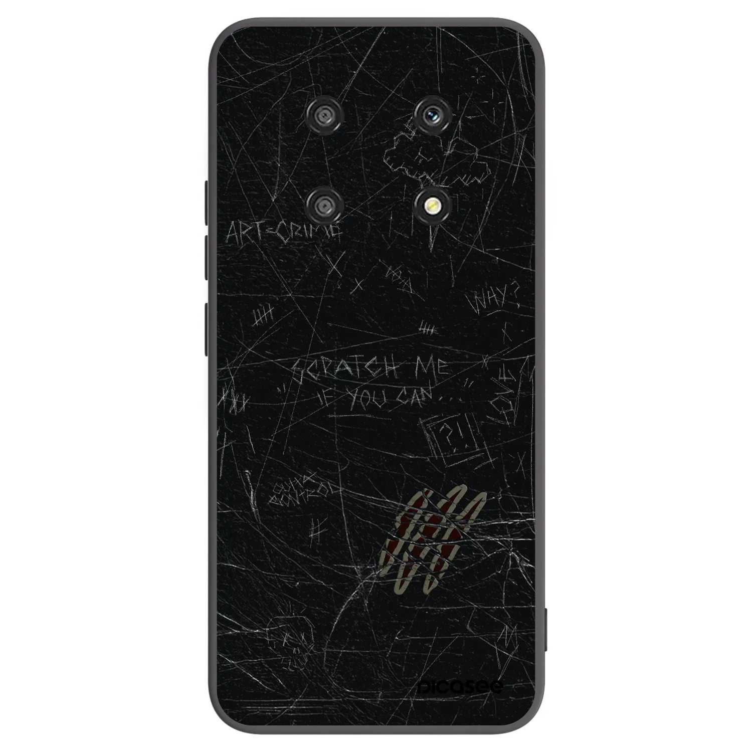 Picasee husă neagră din silicon pentru Honor Magic4 Lite 5G - SCRATCH
