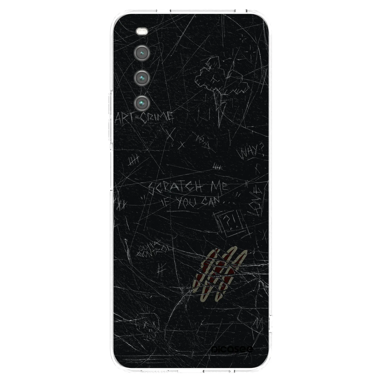Picasee husă transparentă din silicon pentru Sony Xperia 10 IV 5G - SCRATCH