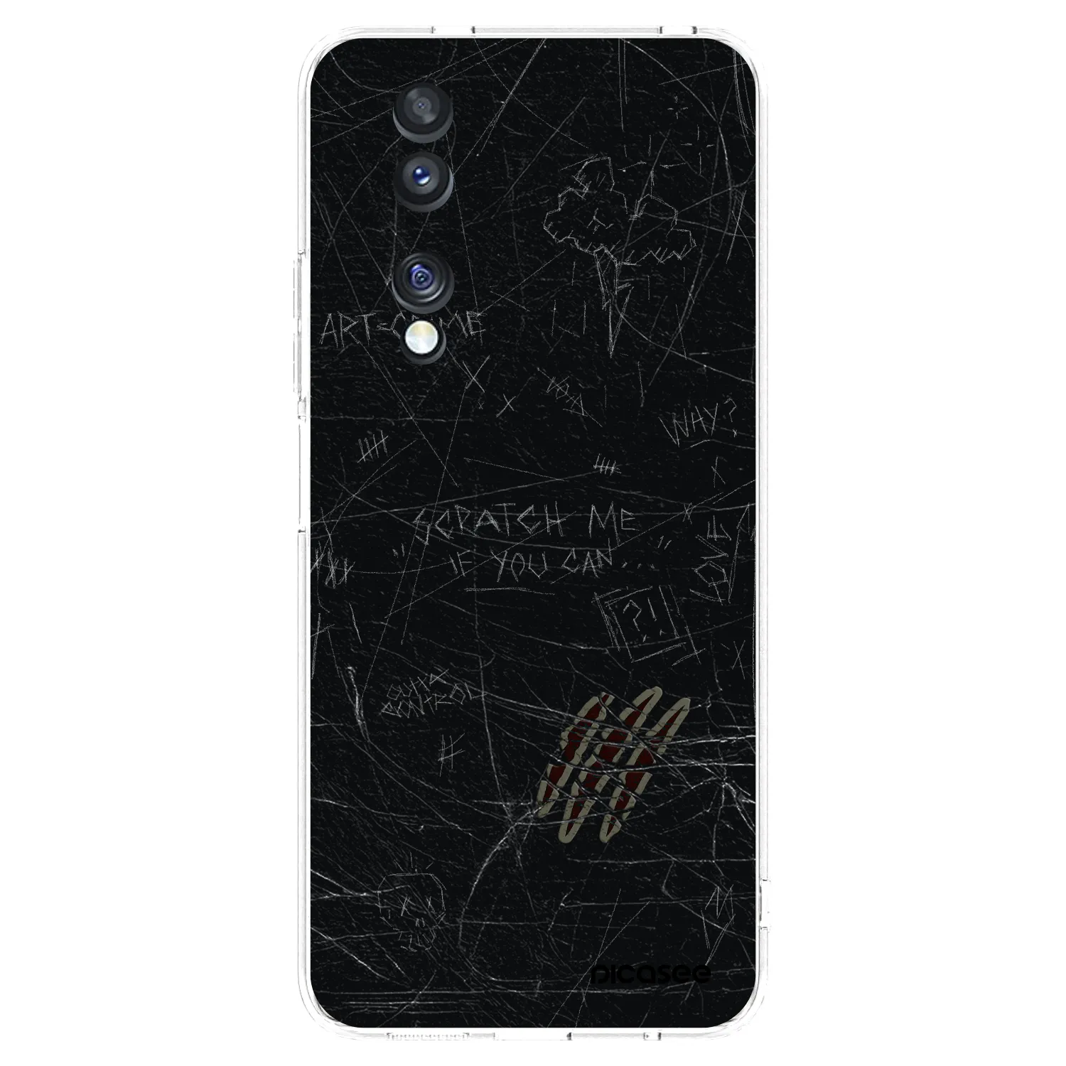 Picasee husă transparentă din silicon pentru Honor 70 - SCRATCH