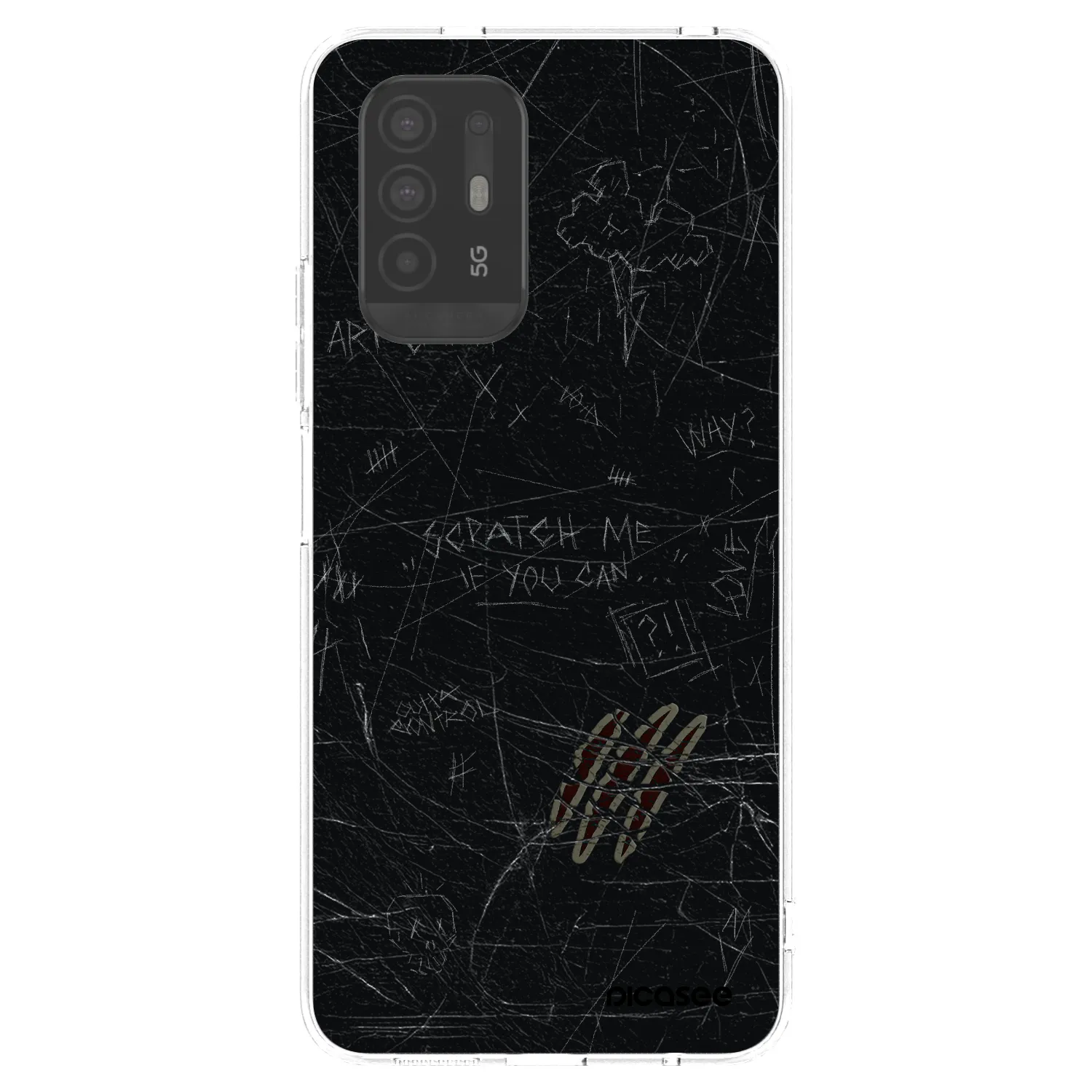 Picasee husă transparentă din silicon pentru OPPO A94 5G - SCRATCH