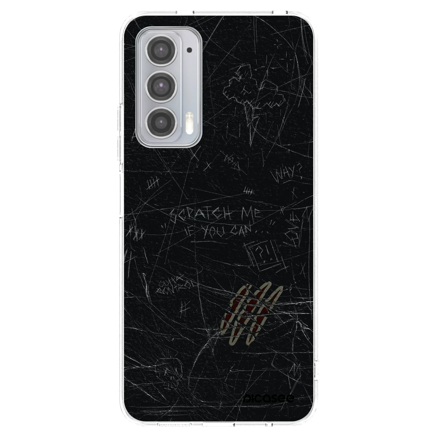 Picasee husă transparentă din silicon pentru Motorola Edge 20 - SCRATCH