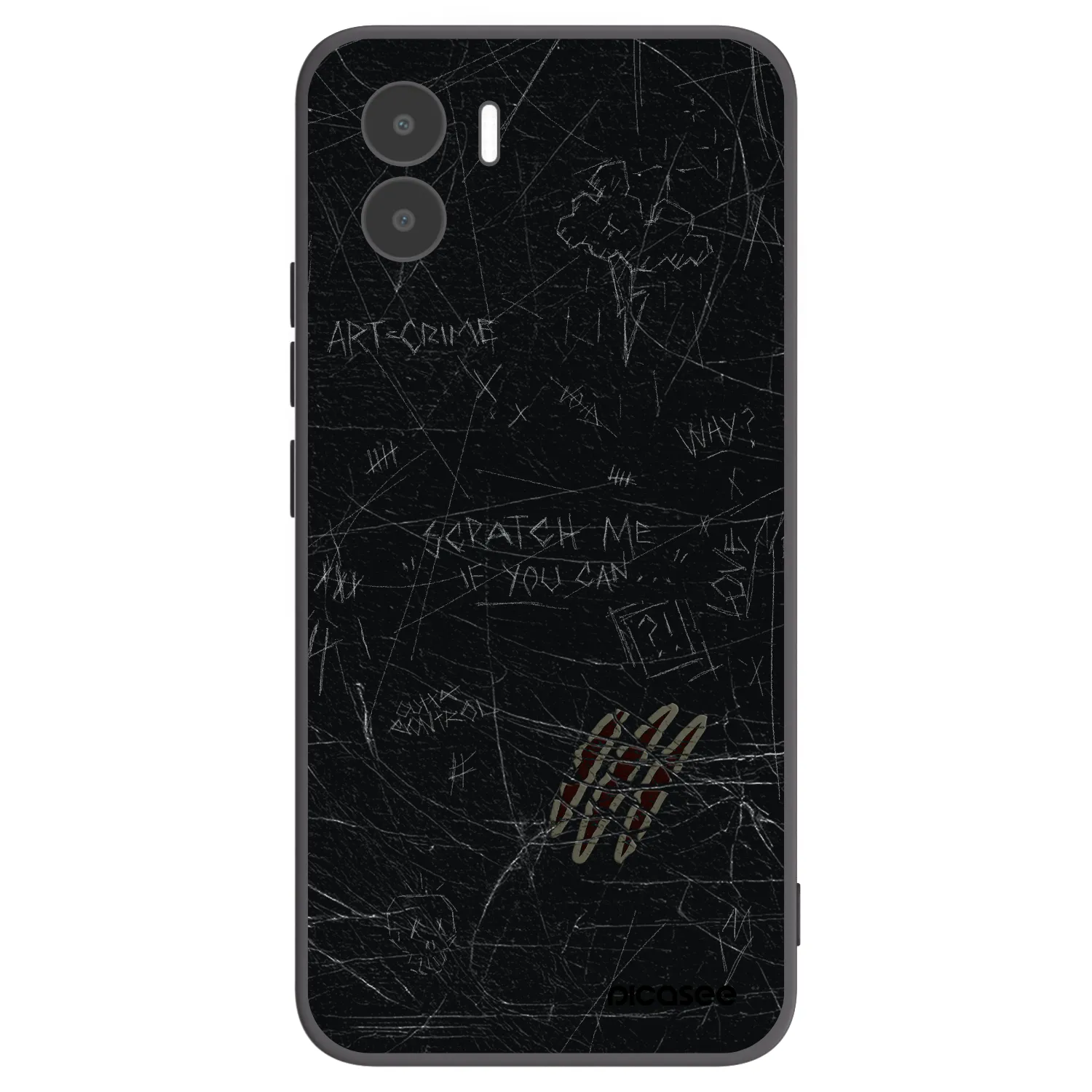 Picasee husă neagră din silicon pentru Xiaomi Redmi A1 - SCRATCH