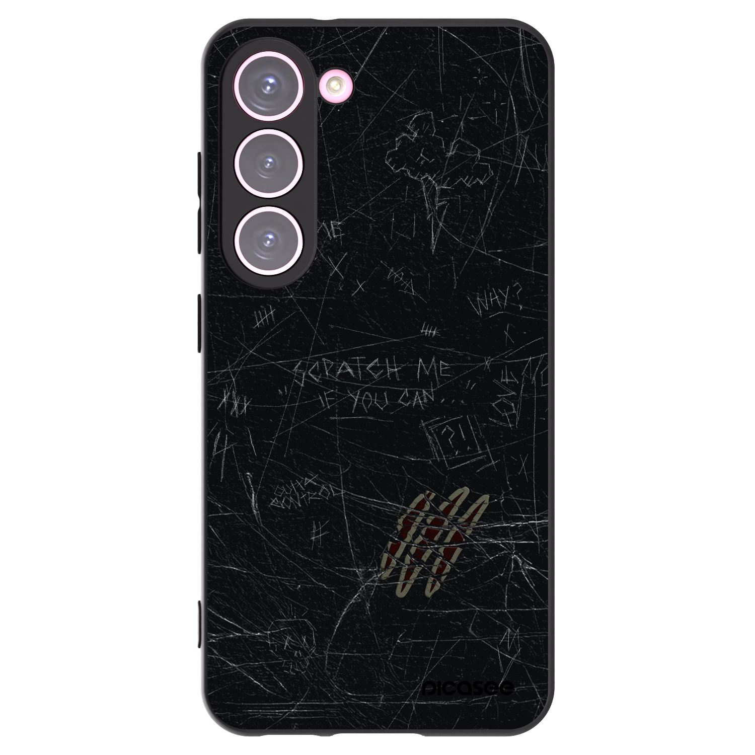 Picasee husă neagră din silicon pentru Samsung Galaxy S23 5G - SCRATCH