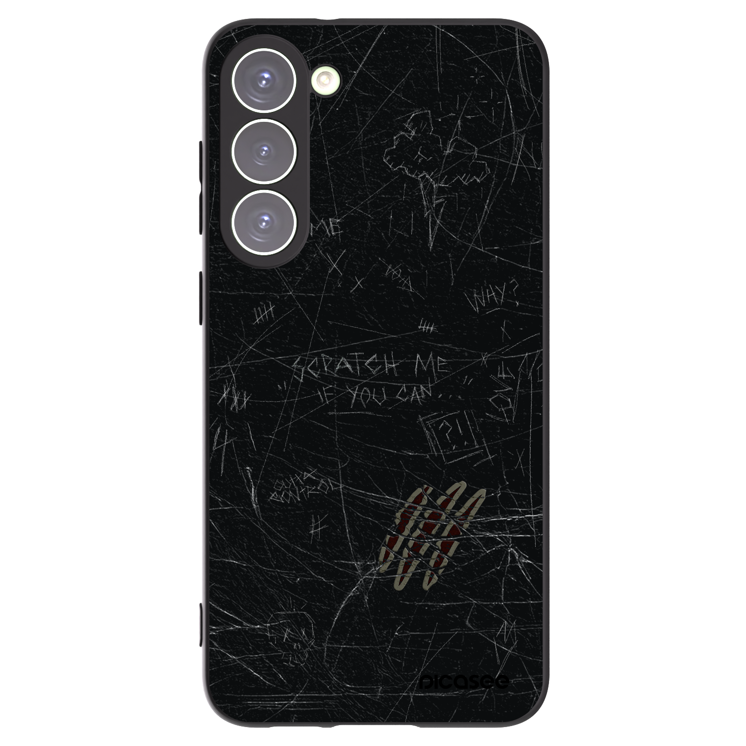 Picasee husă neagră din silicon pentru Samsung Galaxy S23+ 5G - SCRATCH