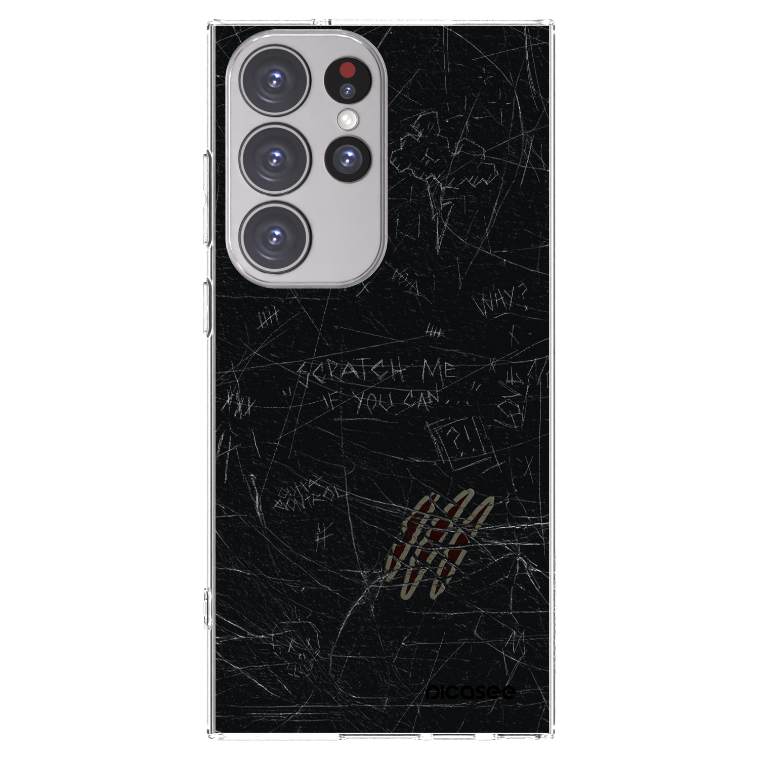 Picasee husă transparentă din silicon pentru Samsung Galaxy S23 Ultra 5G - SCRATCH
