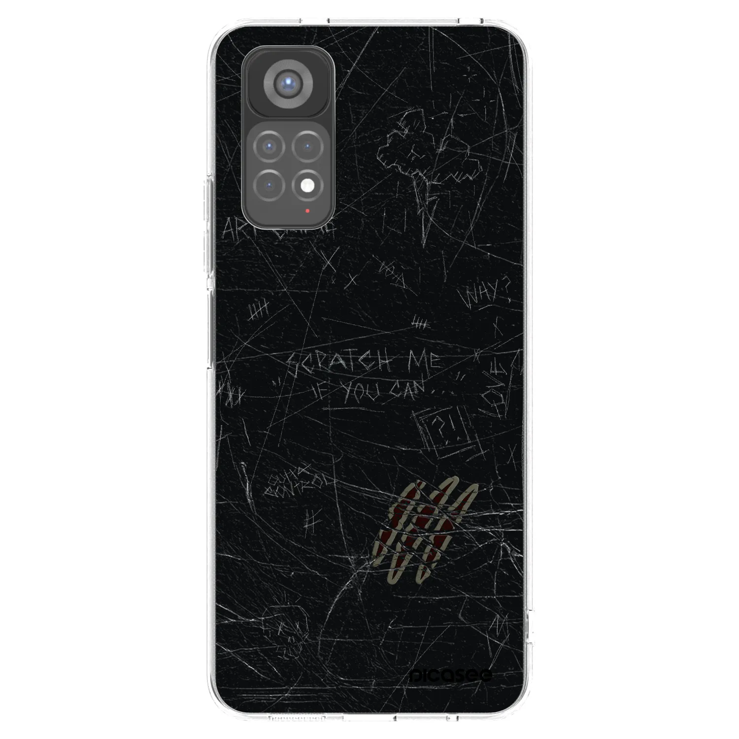 Picasee husă transparentă din silicon pentru Xiaomi Redmi Note 11S 5G - SCRATCH