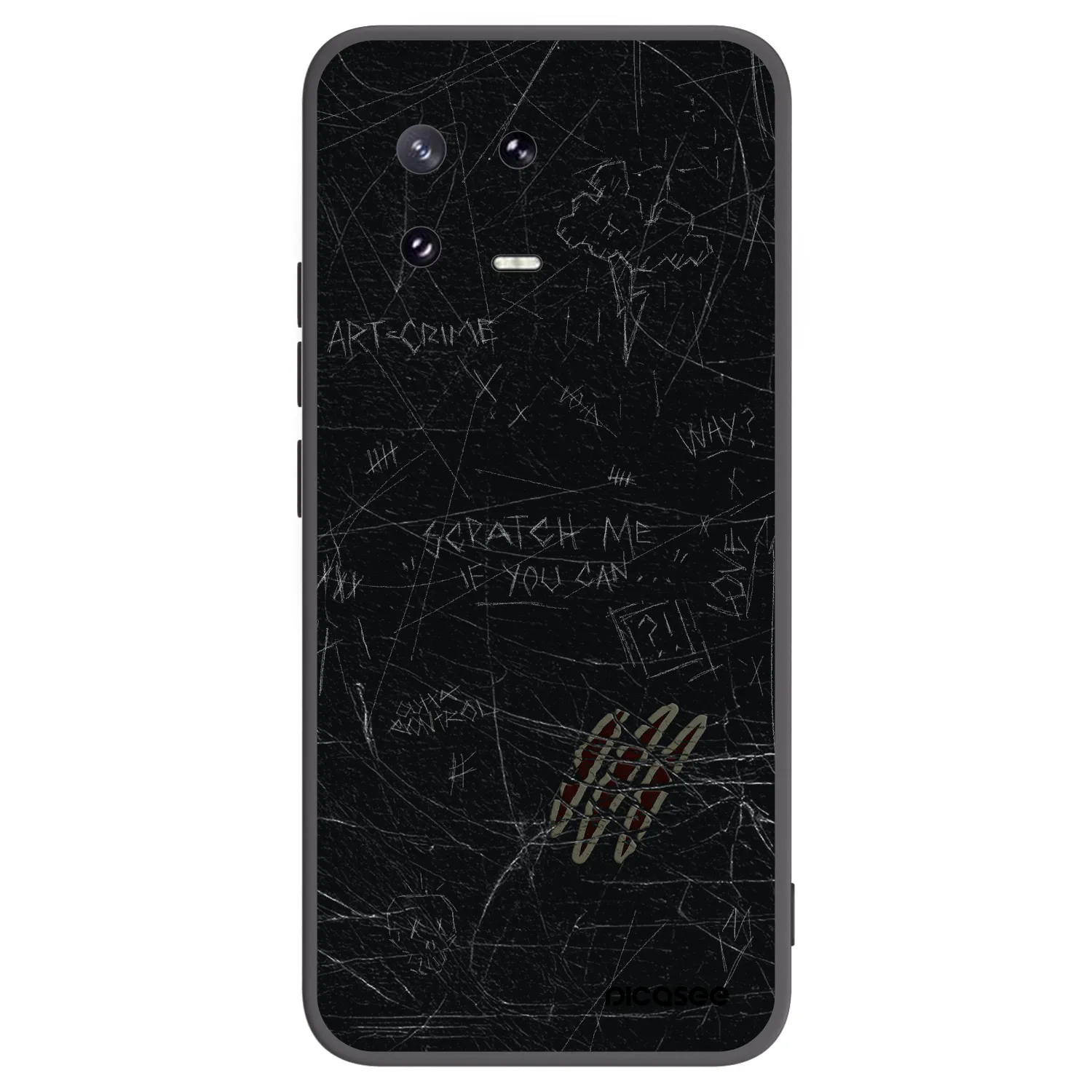 Picasee husă neagră din silicon pentru Xiaomi 13 Pro - SCRATCH