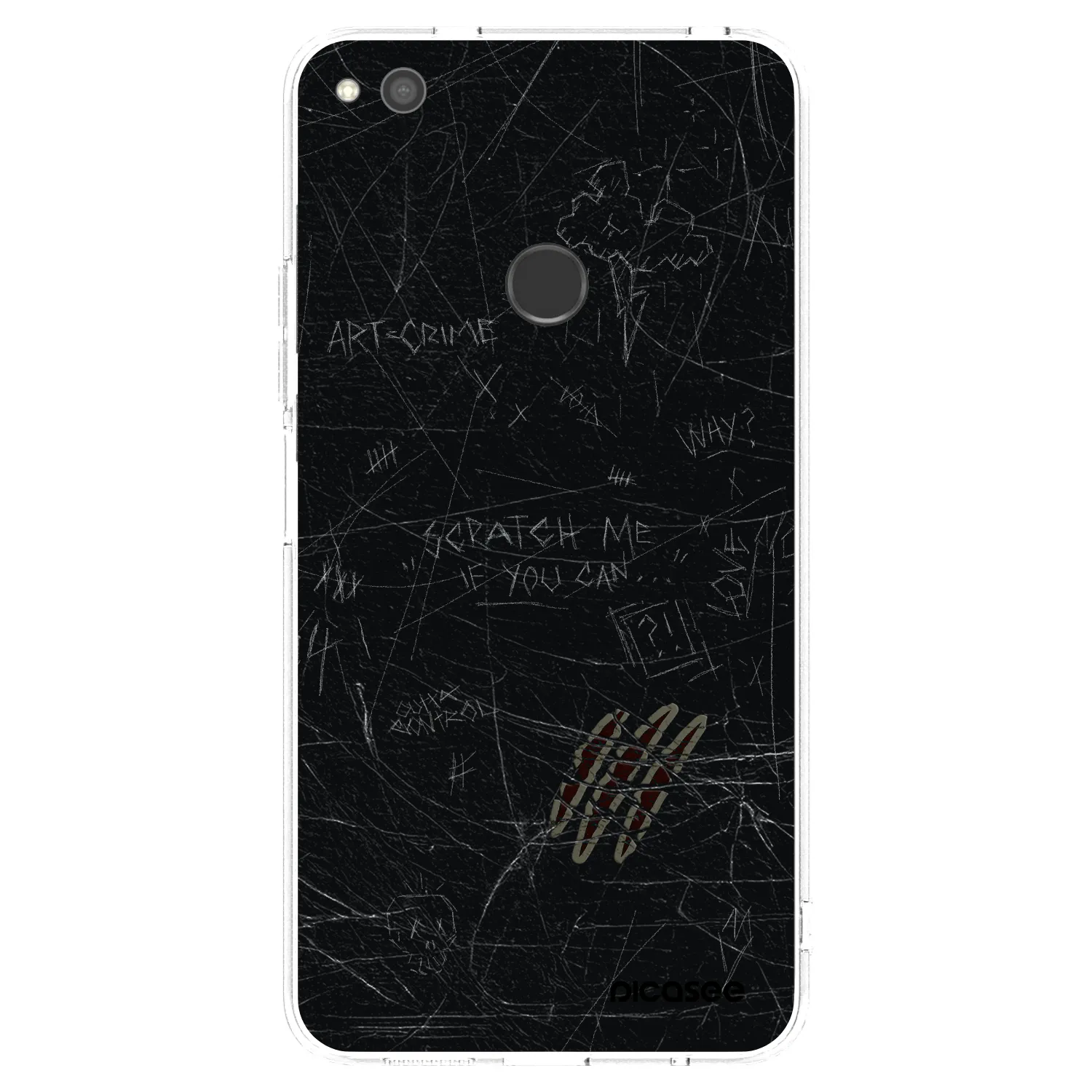 Picasee husă transparentă din silicon pentru Huawei P9 Lite 2017 - SCRATCH