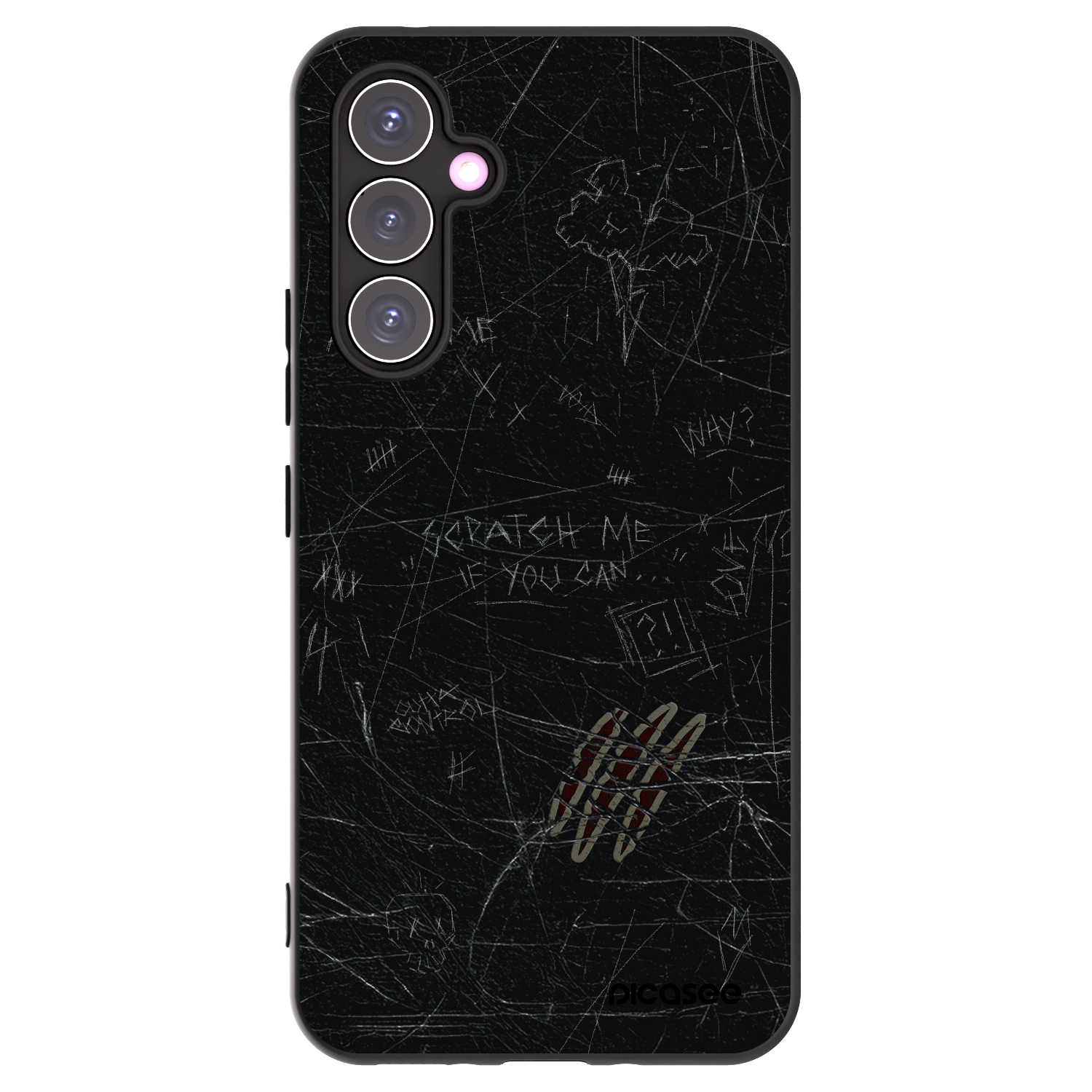 Picasee husă neagră din silicon pentru Samsung Galaxy A54 5G A546B - SCRATCH