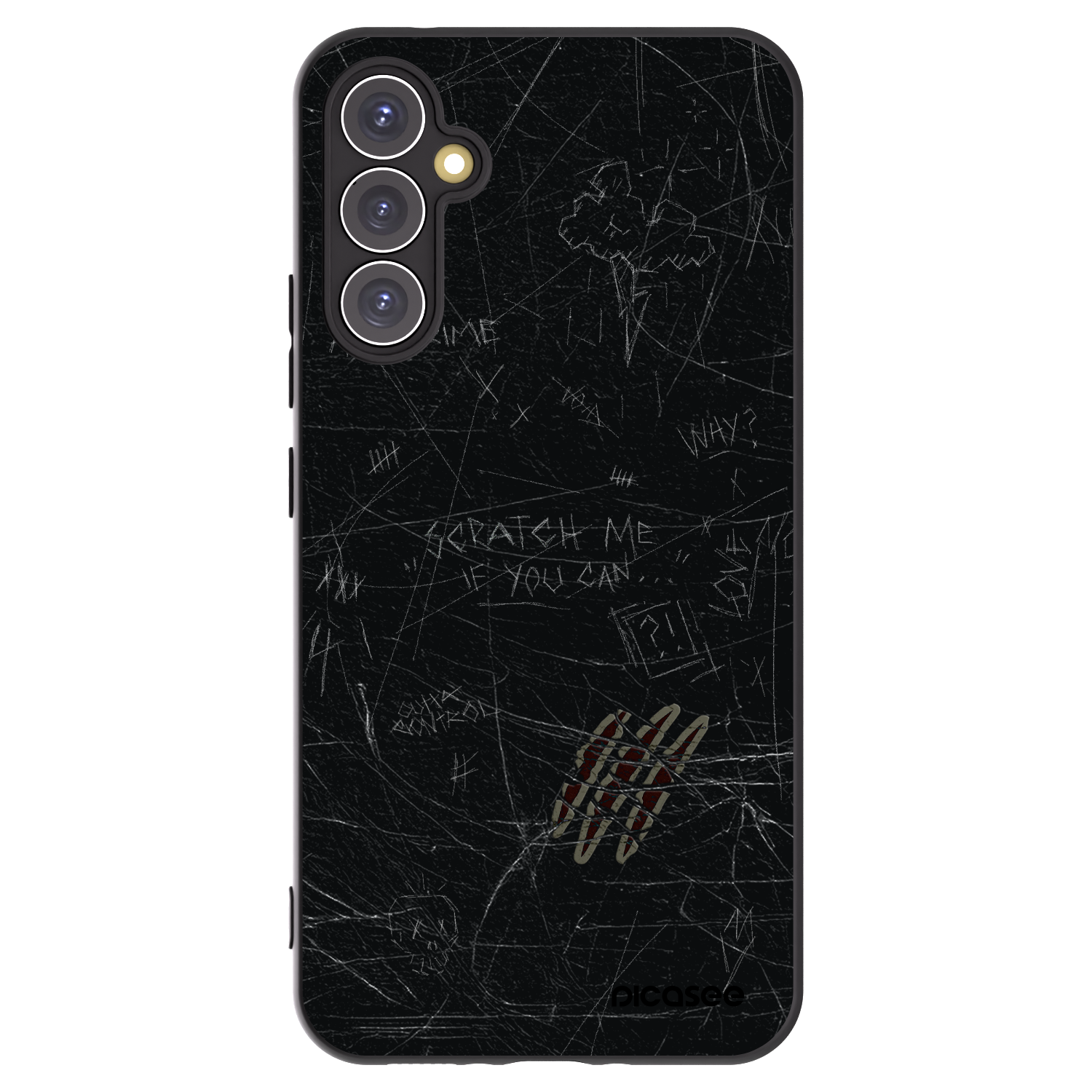 Picasee husă neagră din silicon pentru Samsung Galaxy A34 5G A346B - SCRATCH