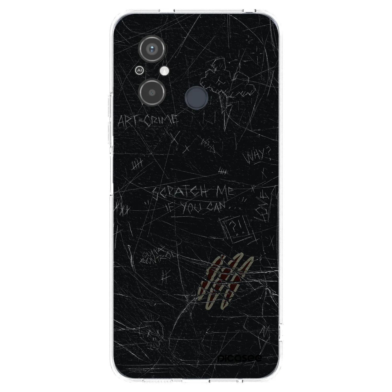 Picasee husă transparentă din silicon pentru Xiaomi Redmi 12C - SCRATCH