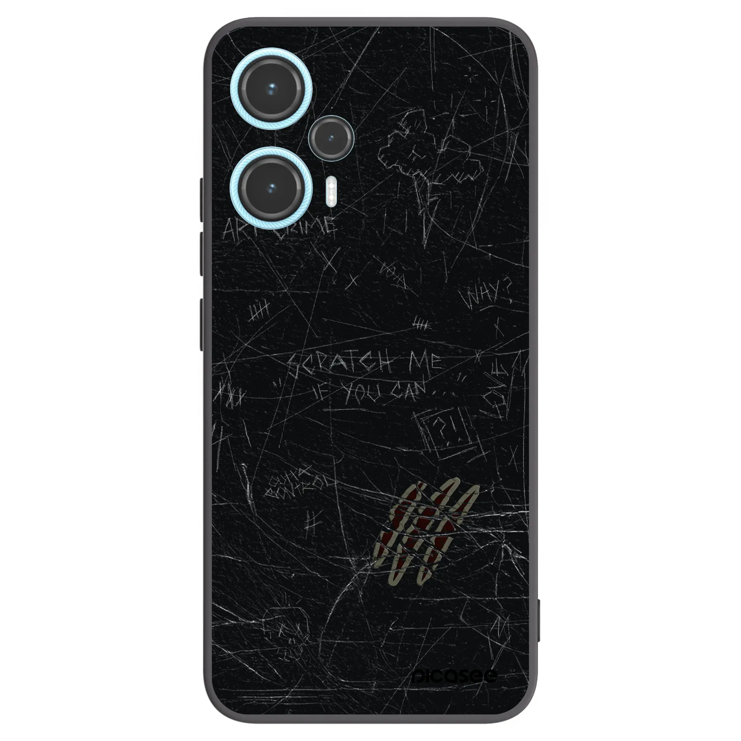 Picasee husă neagră din silicon pentru Xiaomi Poco F5 - SCRATCH